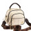 (White) Retro Multi-Layer Zipper Crossbody Bag for Women 1