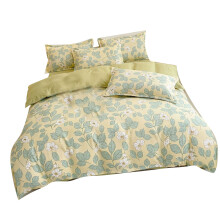 4PC Bed Sheet Set Washed Cotton Any Season-Durian fragrance