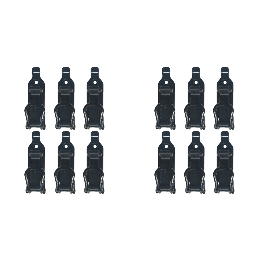 12Pcs Shovel Mount For Roof Rack, Metal Wall Mounting Kit, Shovel Holder Clamp Wall Mount Kit Car Accessories 6031443679960