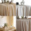 Simple Cotton Linen Tablecloth-100*140cm Dark Khaki 2