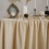 Nappe rectangulaire en lin et coton-140 150cm Couleur Lin 4