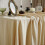 Nappe rectangulaire en coton et lin de couleur-100*140cm Beige 5
