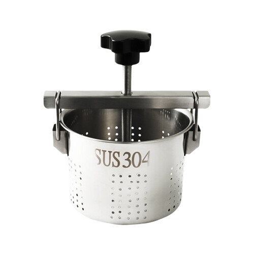 Stainless Steels Dumpling Filling Squeezer-Handlebar model blac