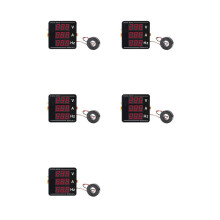 5X Wechselstrom-Amperemeter-Voltmeter Dreianzeigestrom-Spannungs-Frequenzmesser AC50-500V AC0-120A 10-99.9Hz