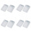 8 Packs Clear 3.5 INCH  HDD Hard Drive Storage Case 1