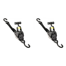 2X Autoriemen voor Ladingband Intrekbare Riemen voor Lading Bagageriem Ratelspannerriem voor Motorfietsen Ratelriem