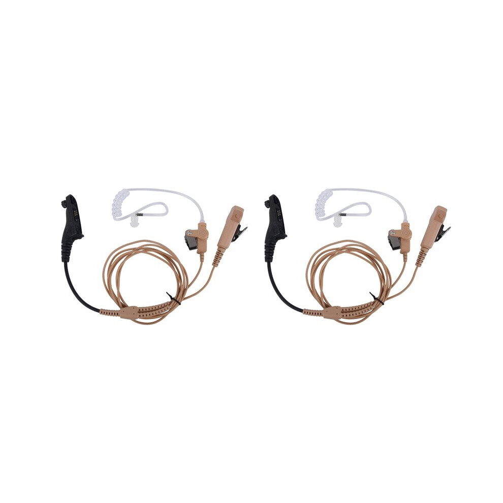 2X Walkie Talkie Earpiece For Dp4401e,Apx2000,Apx4000,Apx6000, Apx7000, Apx8000, Xpr7550e,Xpr6350,Xpr6550 6032923110379