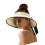 Stylish Foldable Sun Hat Comfortable Large Brims Straw-Beige os 1