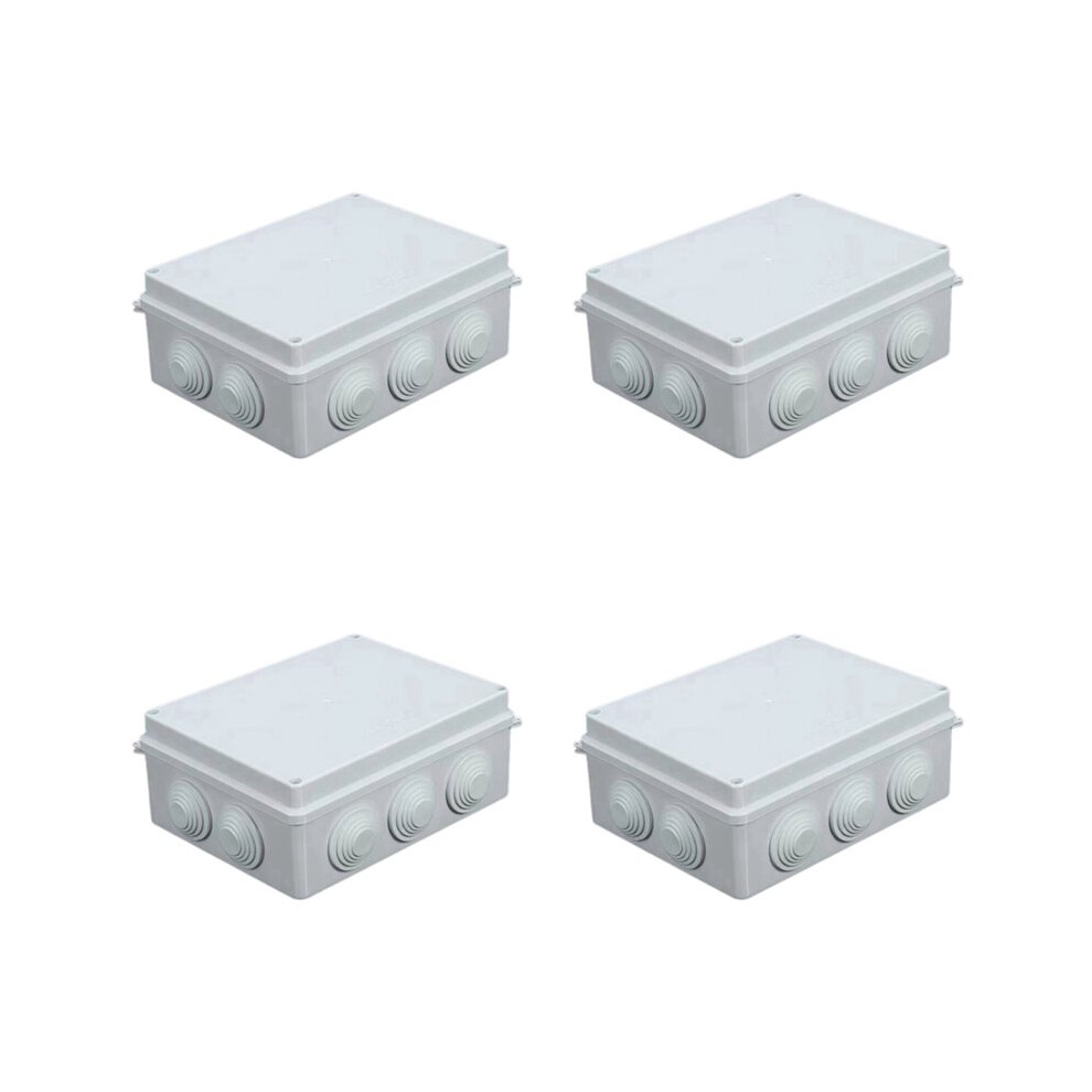 4X Ip65 Waterproof Junction Box Abs Plastic Dustproof Universal Electrical Enclosure Outdoor & Indoor Project Box 6033595055944