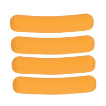 Soft Nonslip Crutch Underarm Pads Orange – Elastic Comfortable Cushions for Armpits Fit Most Crutches