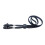 Two Direction Headwear Securing Tie With Grip Attachments-Black 1