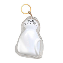 Gedenkanhänger mit Katzenmotiv zum- Kleine bärtige Katze
