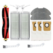 Pour Aspirateur Robot Mijia MJST1S/2PROMJST1SHW/2 Ultra, Accessoires, Brosse Principale, Sac à Poussière, Filtre, Brosse de Remplacement