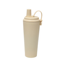 Thermische 710ML roestvast stalen watercontainer- Romig geel