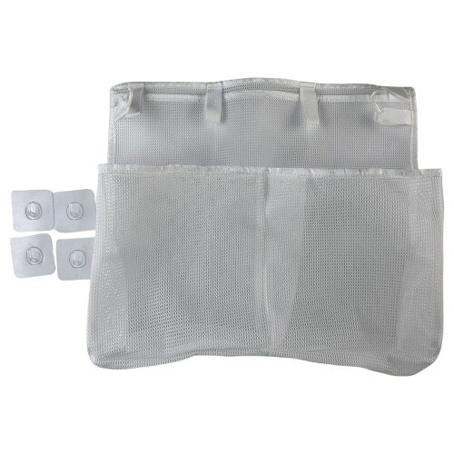 Shower Shower Accessory Holder Fabric Storage With Fasteners