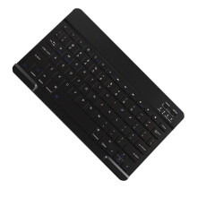 Drahtlose Bluetooth-Tastatur - 10-Zoll Wiederaufladbar Black