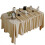 Simple Cotton Linen Tablecloth-100*140cm Dark Khaki 1