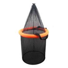 Cesta Flotante para Cebo de Pesca, Portátil, Plegable, para Peces Vivos, con Malla Resistente Al Desgaste.