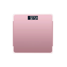 Smart Digital Bathroom Scale with Body Fat Analyzer, Accuracy LCD Display, Rose Red