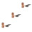 Violin Wall Mount Hanger 3 Pack with Bow Holder Red Secure Storage Easy Install for Home Studio 1