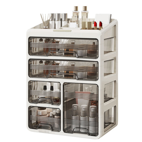 Large Capacity Desktop Makeup Organizers Storage Rack-4-Layer