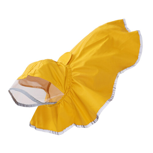 Waterproof Hooded Pet Raincoat Double Layer Protections-XL