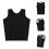 (M) Breathable Foam Chest Guard Adjustable Karate Training Gear for Adults 2