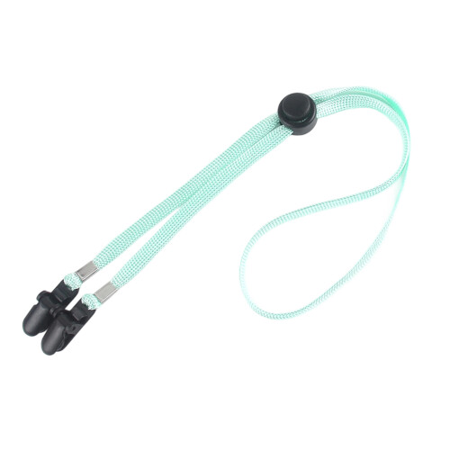 Strong Polyester Headwear Clip Secure Windproof for-Light green