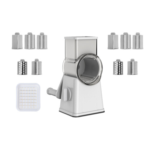 Professional Vegetable Chopper Multiple Blade-White