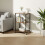 Industrial 3-Tier Trolley with Wheels and Hooks 2