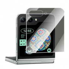 Vollbild-Displayschutzfolie für Samsung Galaxy Z Flip7 (Transparent, Blickschutz)
