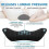 (black, 1pc) Neo Memory Foam Lumbar Cushion for Back Pain Relief 5