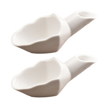 2 Cucharas Medidoras para Café en Grano, Taza Dosificadora de Café en Grano, Cuchara de Cerámica para Café Molido, Té, Azúcar, Harina, Color
