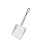 Cats Litter Scooper with Shovel Handle Metal Scoops-White 1