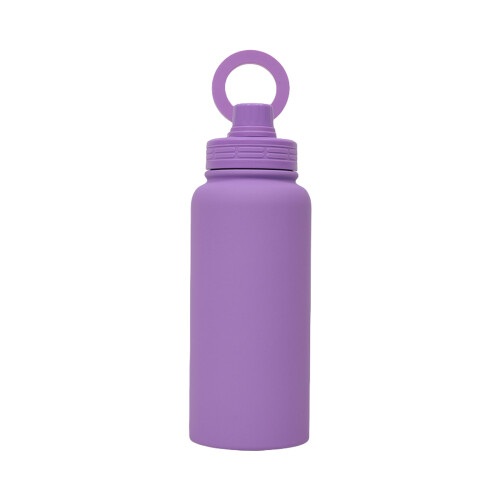 1000 ml Edelstahl-Thermalwasserflasche, magnetischer-Lila
