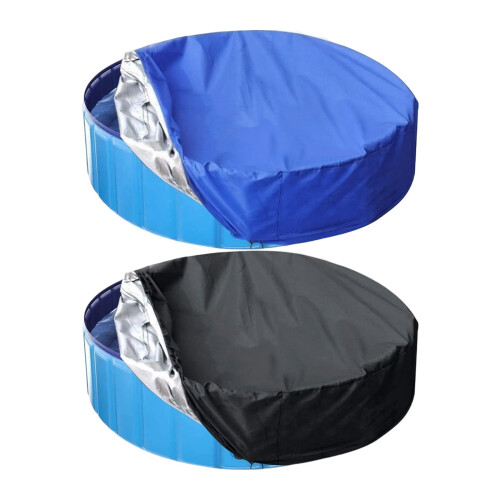 Couverture de filet de feuille de piscine de 182CM,-Bleu 1