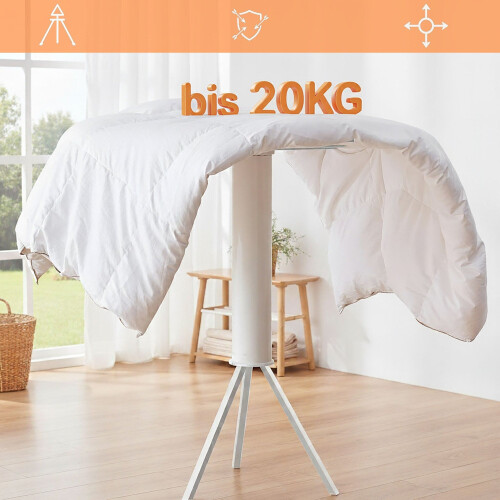 Extendable Octopus Clothes Dryer, 16 Rods, Space-Saving Design 2