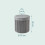 Velvet Storage Stool with Padded Seat and Compartment 4
