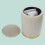 Velvet Storage Stool with Padded Seat and Gold Base 5