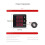 5X AC Ammeter Voltmeter Three Display Current Voltage Frequency Meter AC50-500V AC0-120A 10-99.9Hz 1