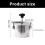 Stainless Steels Dumpling Filling Squeezer-Handlebar model blac 2
