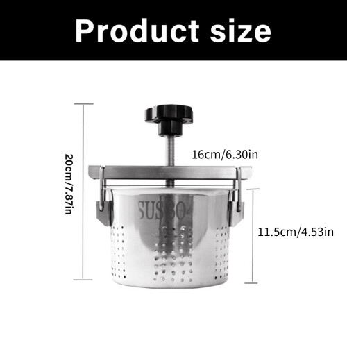 Stainless Steels Dumpling Filling Squeezer-Handlebar model blac 1