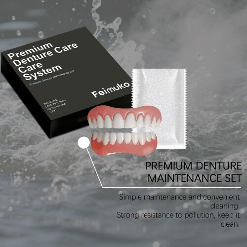 Feimuko Denture Decoration Set: Natural Fit, Comfortable & Convenient 2