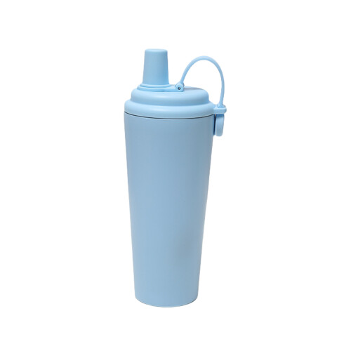 304 Nonrust Steel Magnetic Handle Water Bottle 710ml-Sky Blue