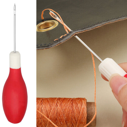 Multiunction Leather Stitching Awl Ergonomic Plastic Handle 2