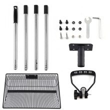 30CM Metal Long Handle Waste Collector For Poultry Enclosure