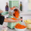 Roterende keukensnijmachine Verwisselbaar mes Antislip-Wit 4