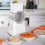Roterende keukensnijmachine Verwisselbaar mes Antislip-Wit 6