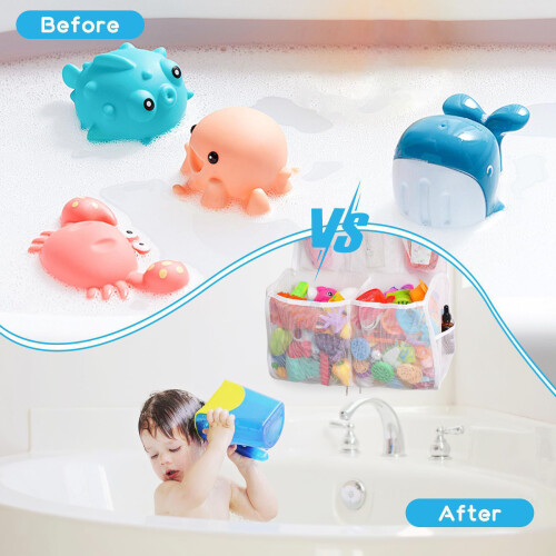 Shower Shower Accessory Holder Fabric Storage With Fasteners 1