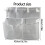 Shower Shower Accessory Holder Fabric Storage With Fasteners 4